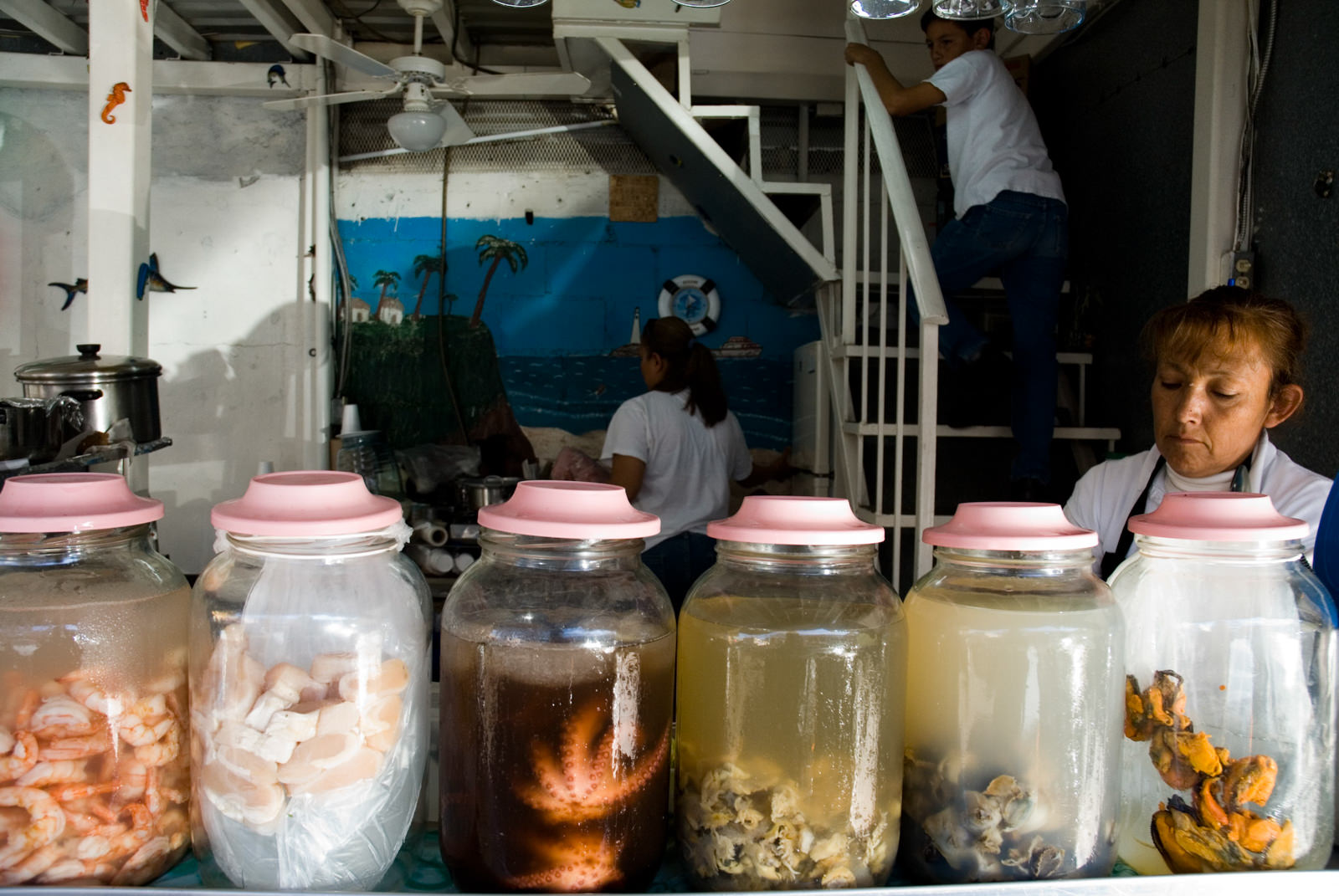 Mexican Street Food Vendor Seafood Market - STOCKIST PHOTO